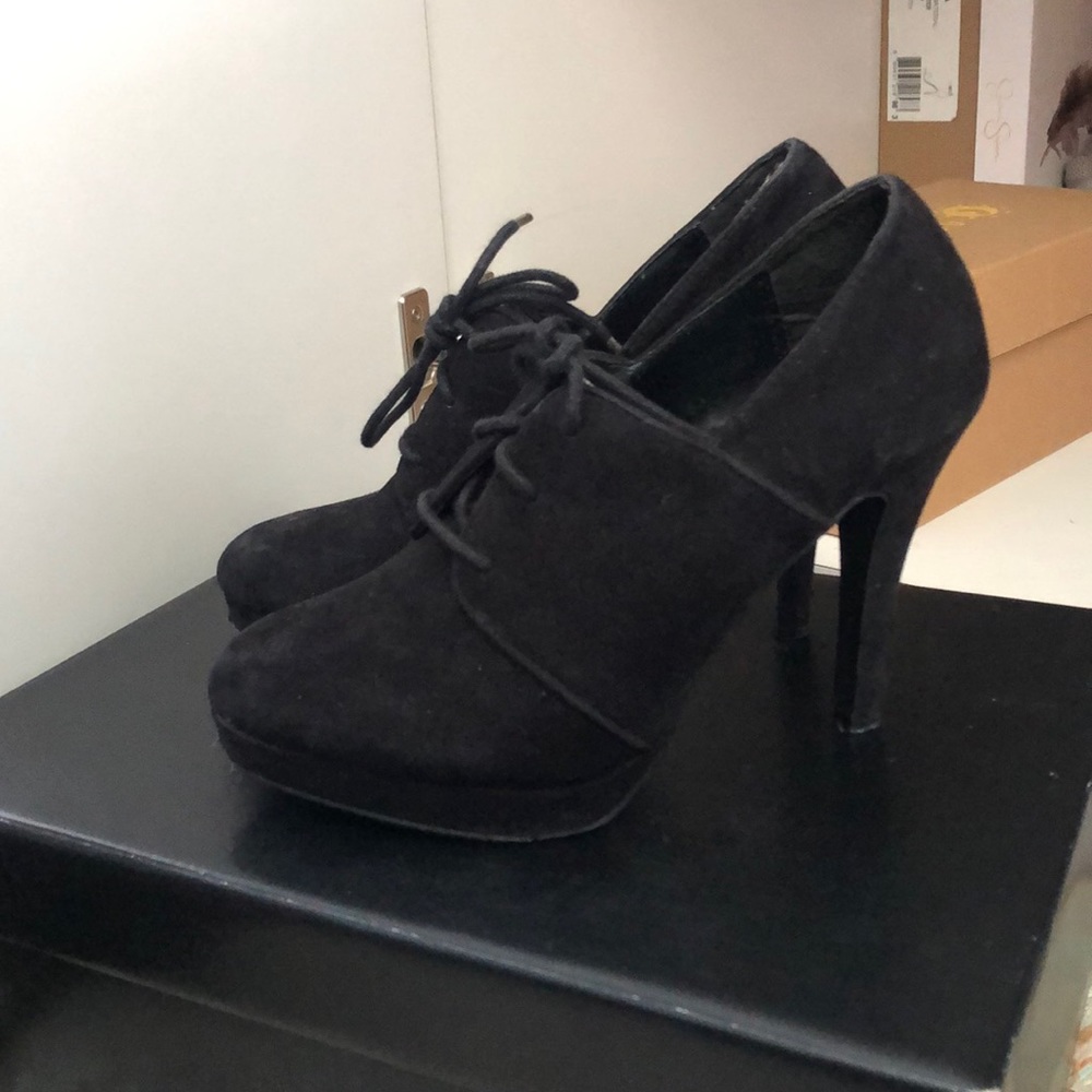 Black F21 ankle boot Stiletto Loafers